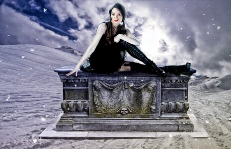 Female gothic girl mystery