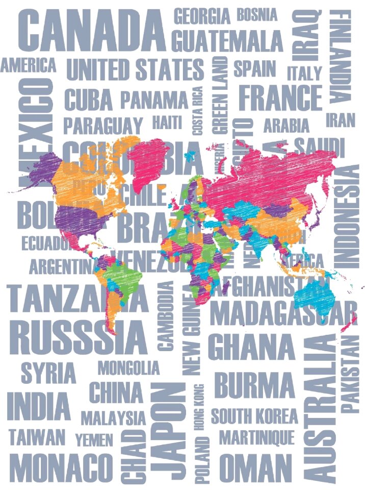 World parts Free illustrations