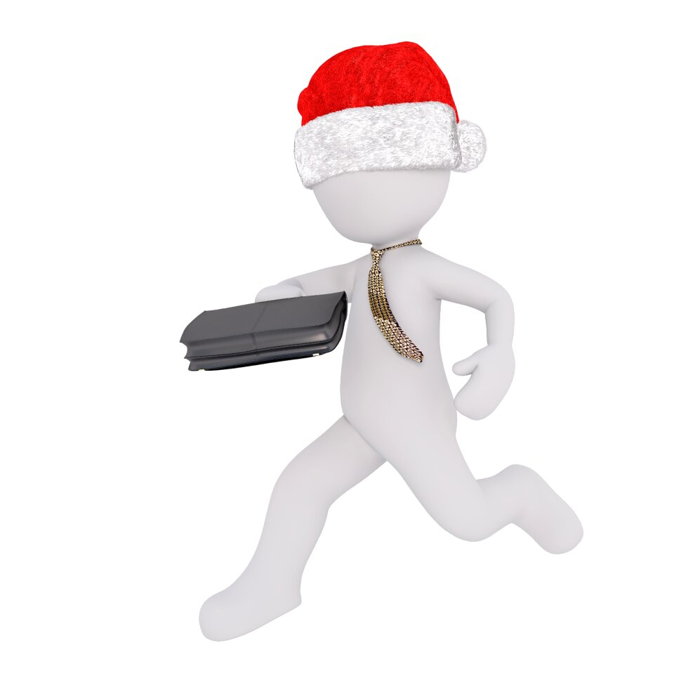 Christmas santa hat full body