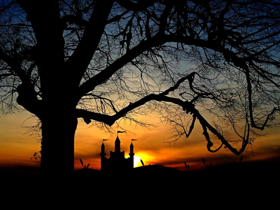 Landscape sky fortress