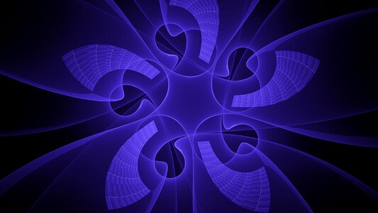 Abstract fractal art pattern