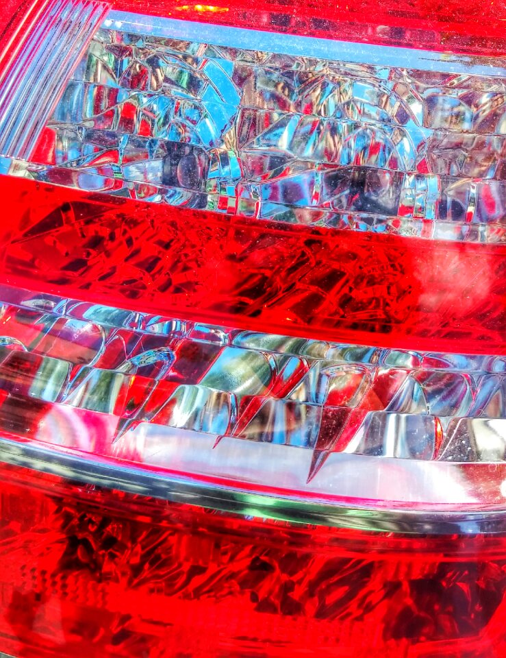 Glitter glass red