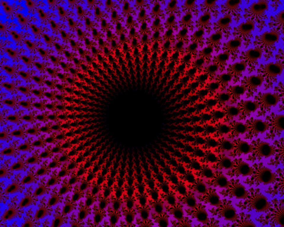 Red blue mandelbrot
