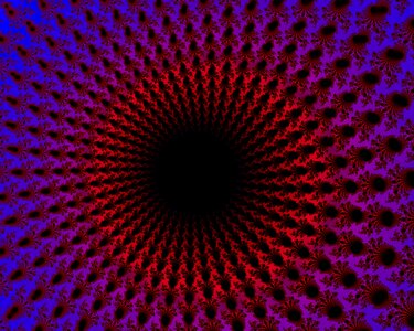 Red blue mandelbrot