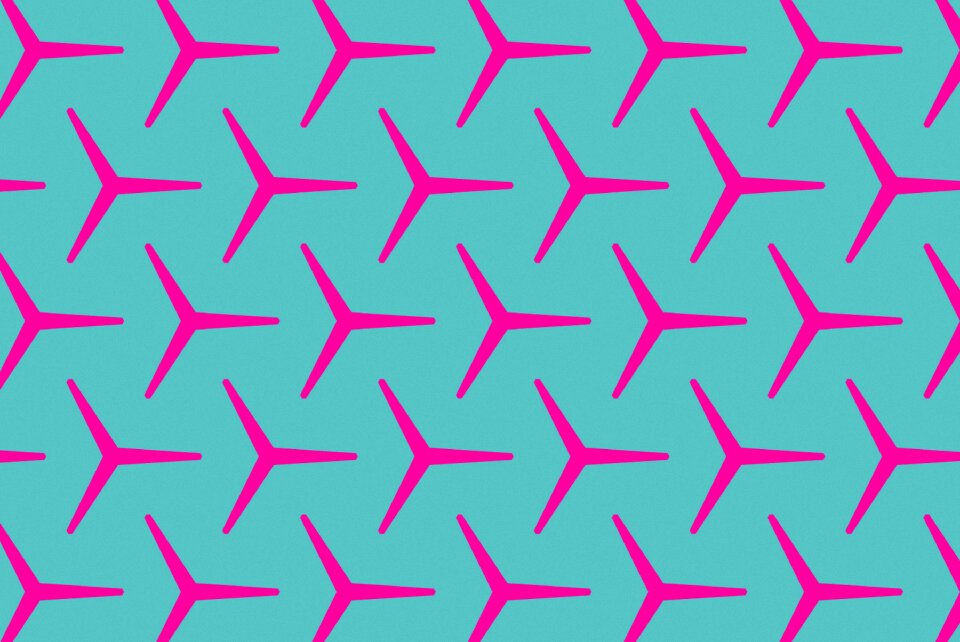 Pink color blue