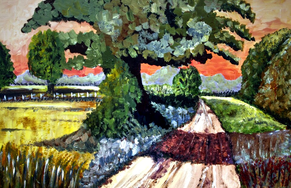 Acrylic paint canvas Free illustrations