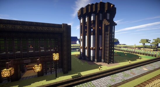 Farm minecraft farm medieval