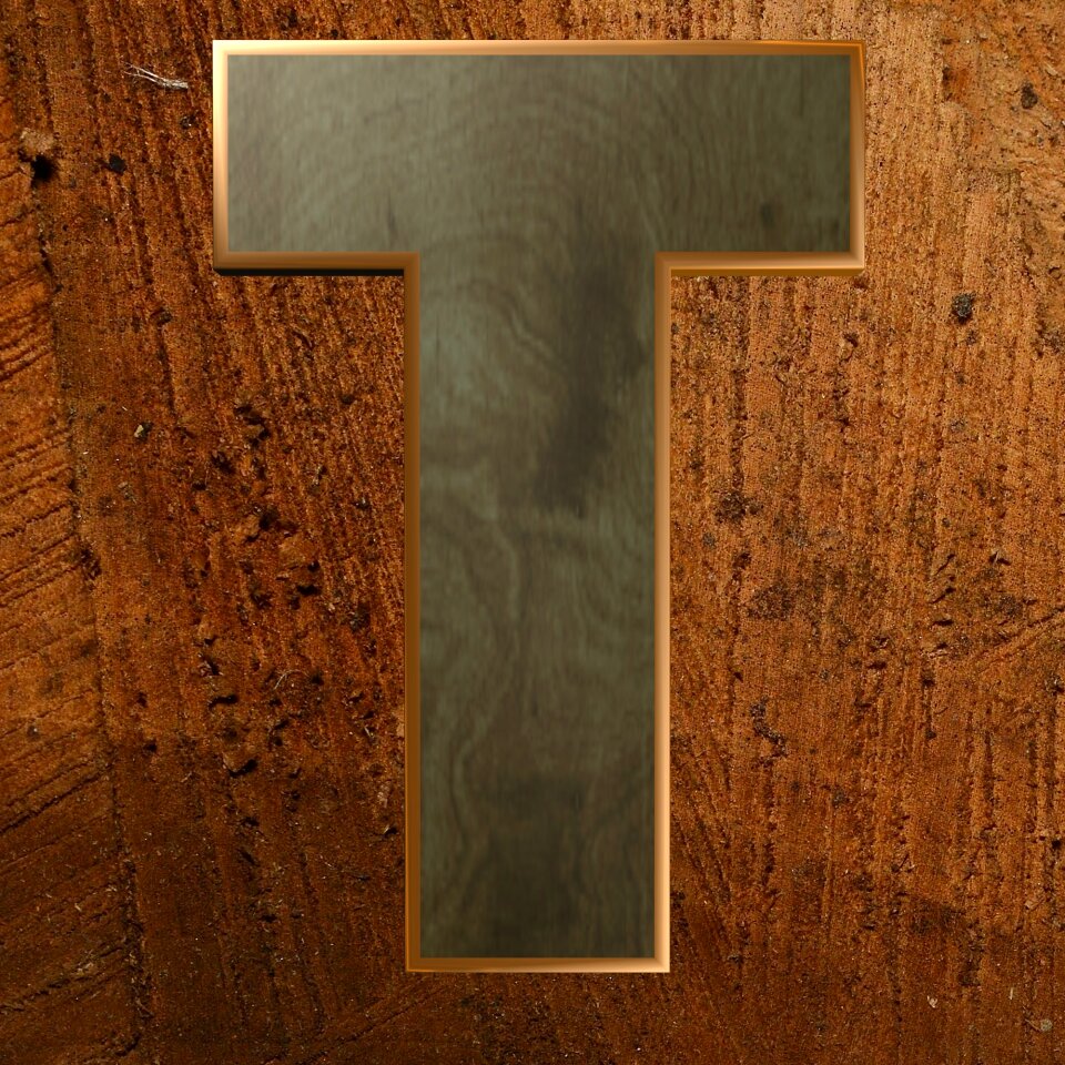 Wooden alphabet alphabet letters