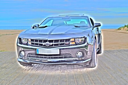Beach car Free illustrations