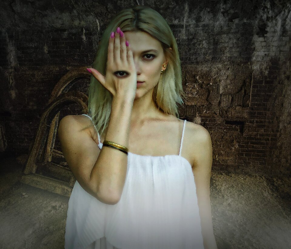 Horror surreal female