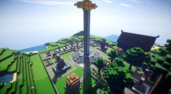 Memorial gardens park giant sword