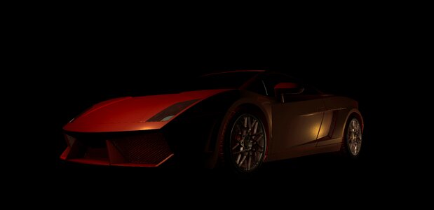 Lamborghini gallardo lp 560 sports car monochrome