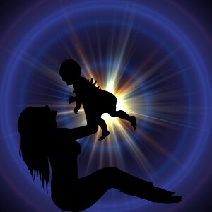 Mother child mother baby