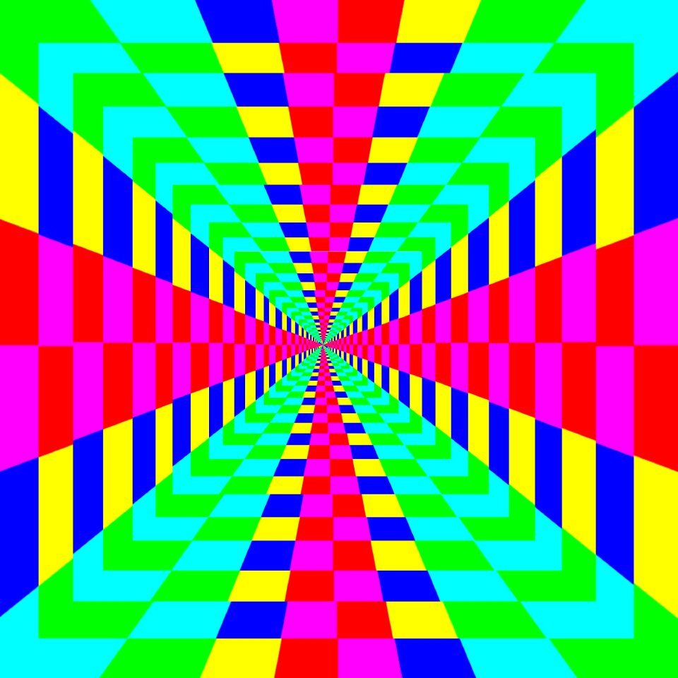 Geometric shapes bright