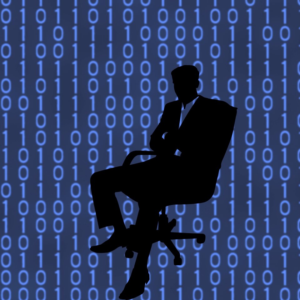 Business concept corporate blue businessman