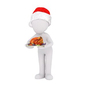 3d santa hat christmas santa hat