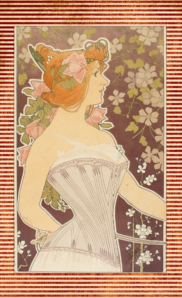 Design poster lady
