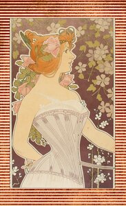 Design poster lady