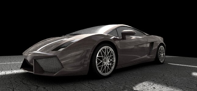 Lamborghini gallardo lp 560 sports car monochrome