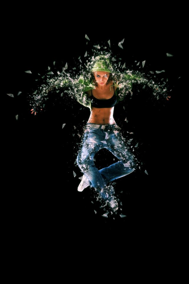 Person hop girl