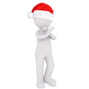 3d santa hat christmas santa hat