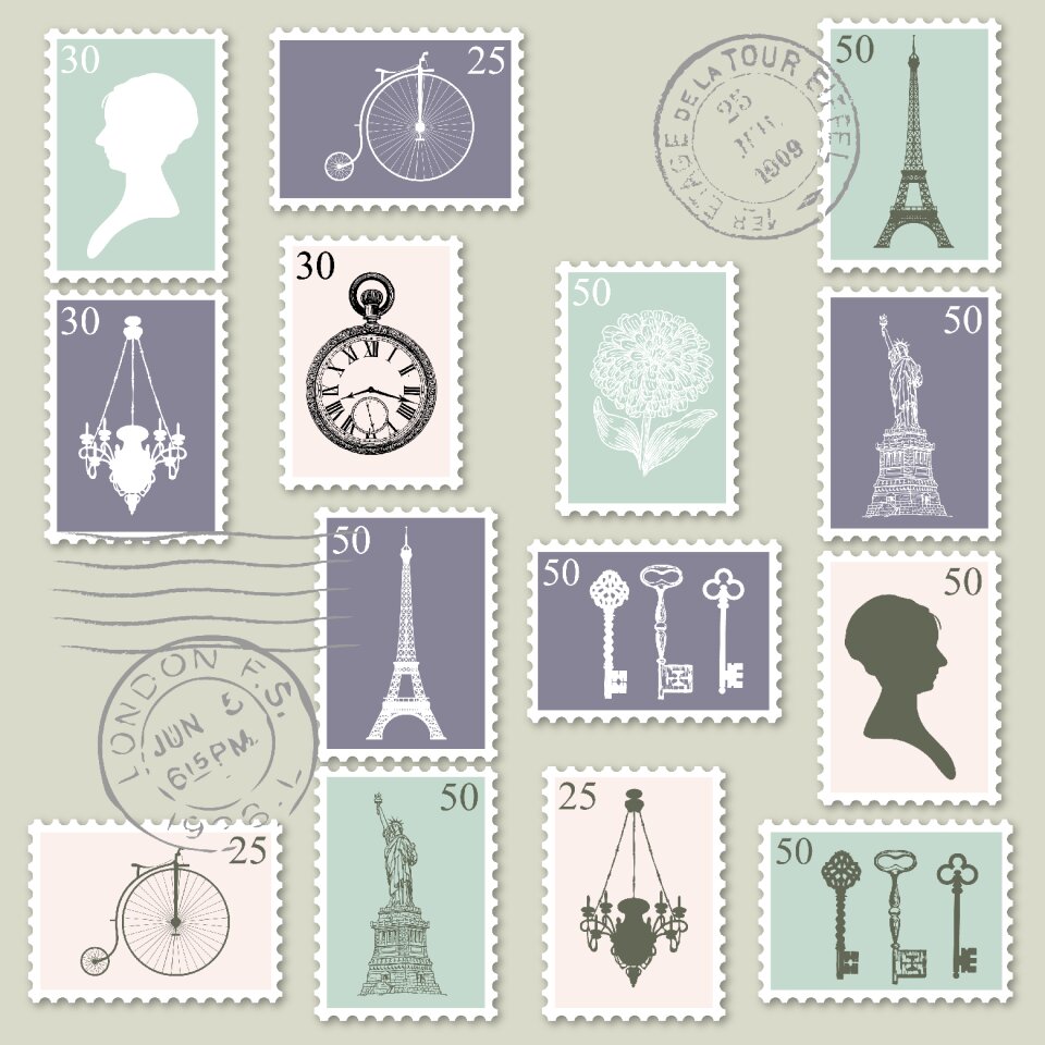 Postmark europe icons