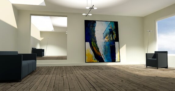Sun shadow living room