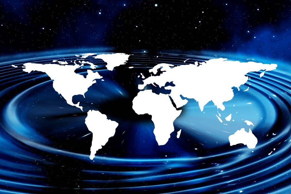 Space cosmos globalalisierung