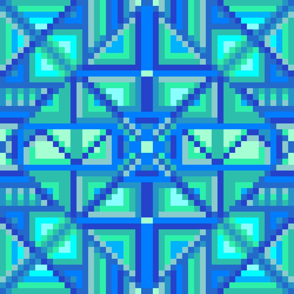 Colorful squares shapes