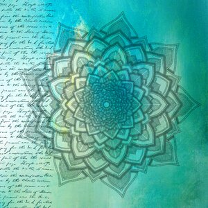 Grunge paper blue