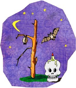 Horror bat night