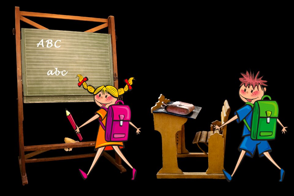School enrollment first class children