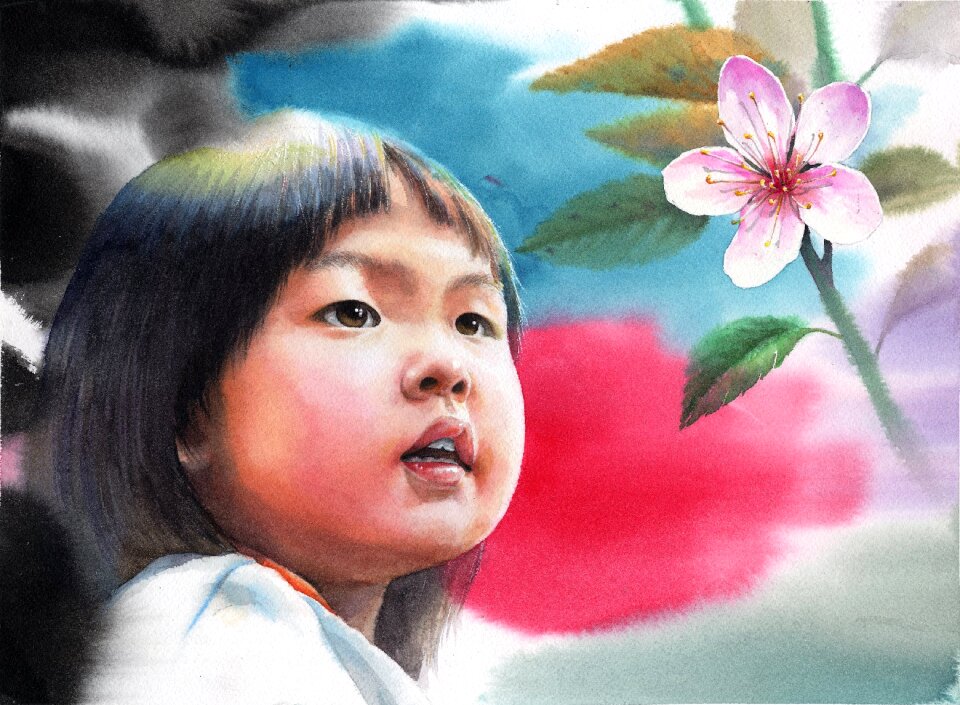 Portrait portrait figure paintings girl