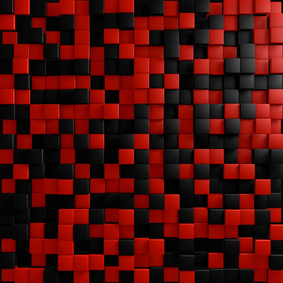 Checkerboard modern interior