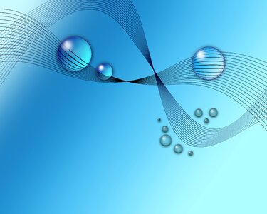 Bubble sky-blue Free illustrations