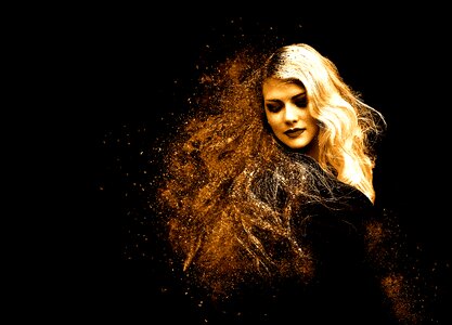 Female hair young