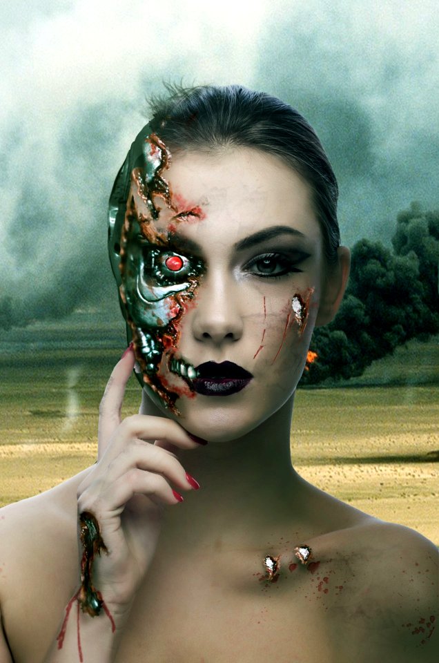 Face scars transformation