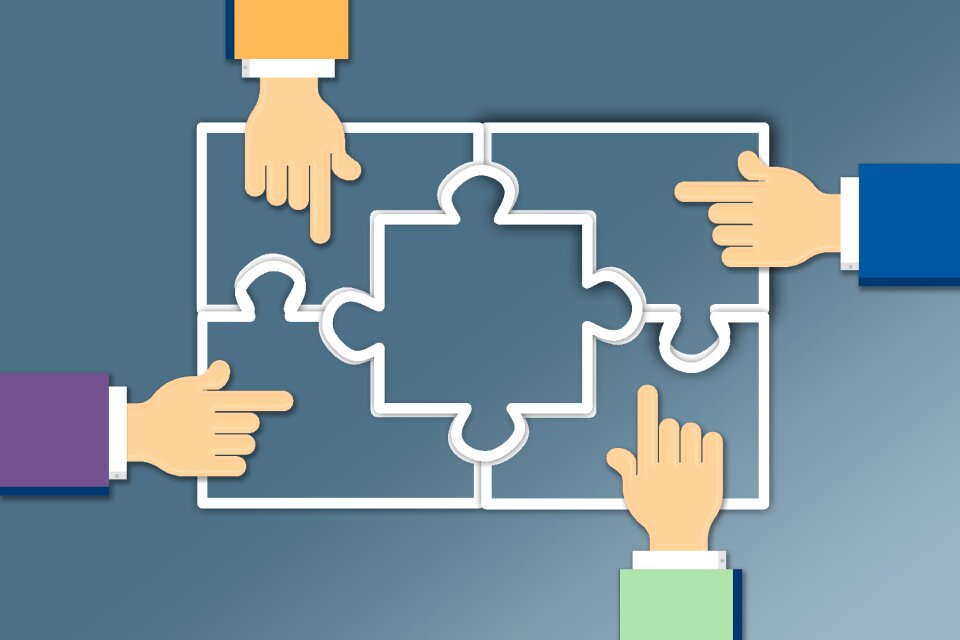 Items joining together finger