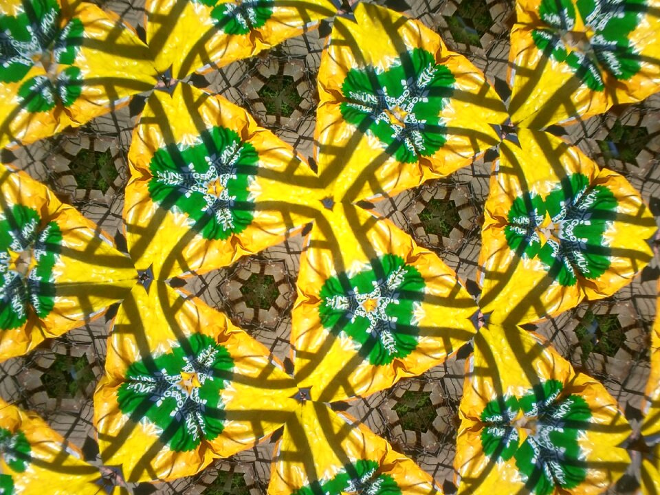 Kaleidoscope abstract pattern