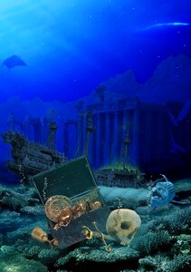 Underwater undersea world water