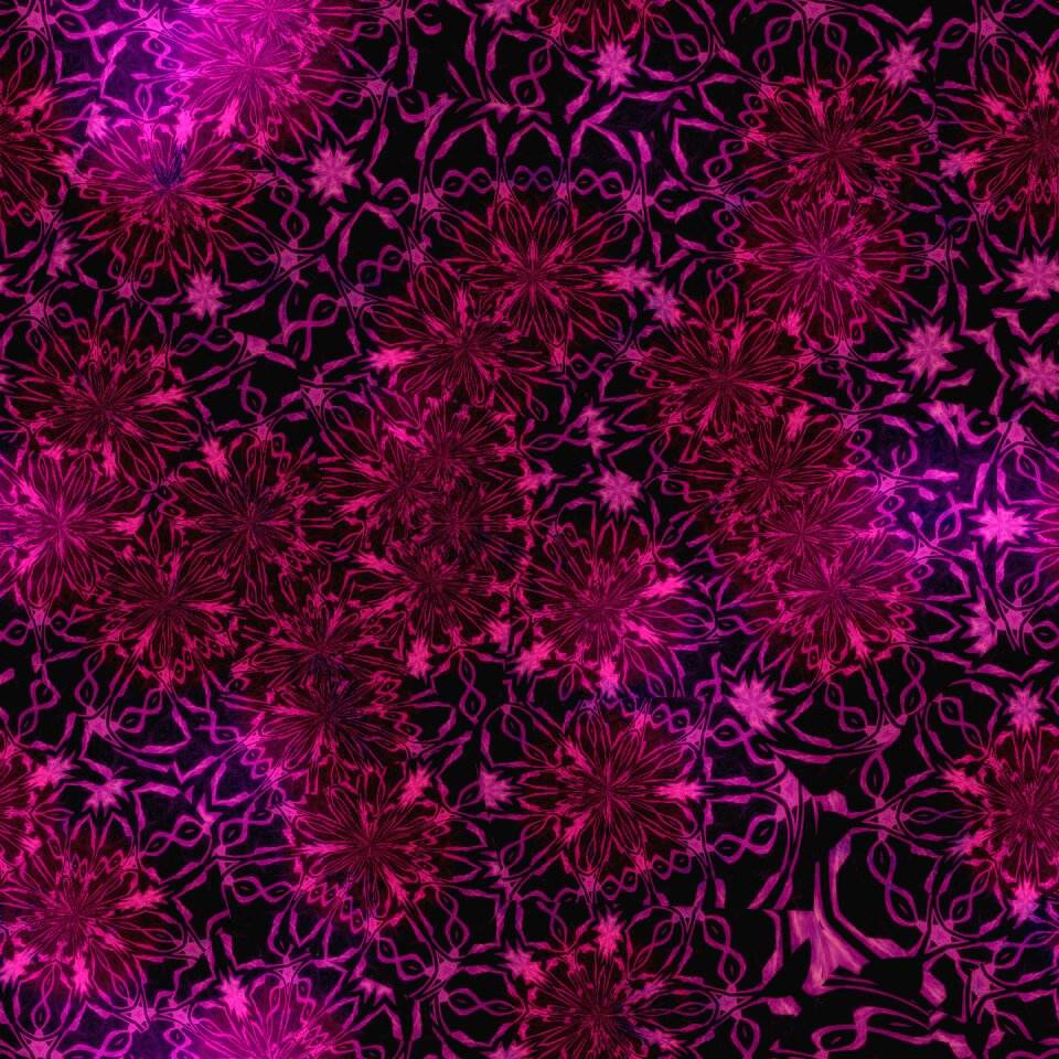 Design batik floral