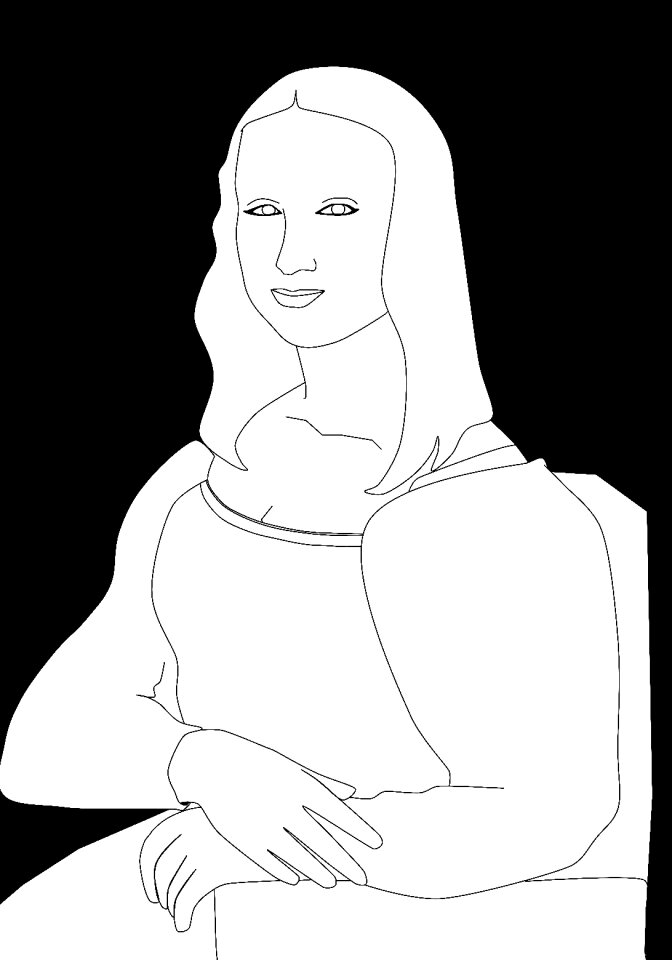 Black and white coloring Free illustrations