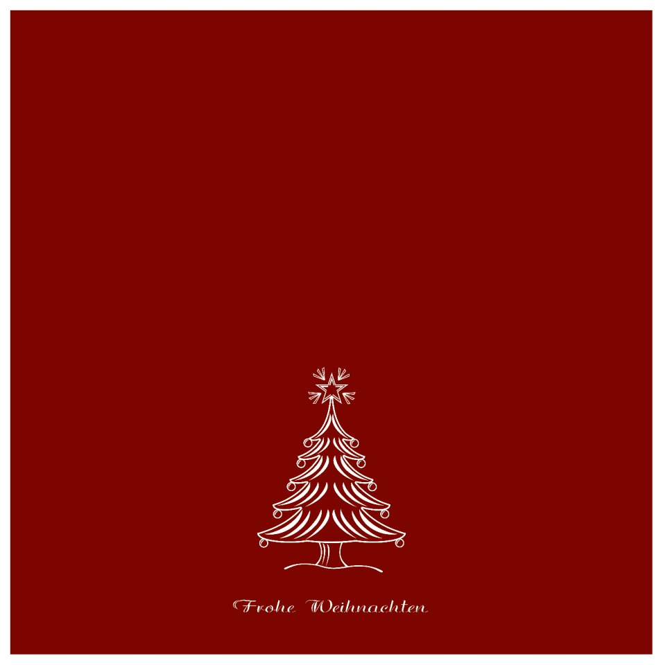 Background fir tree christmas card
