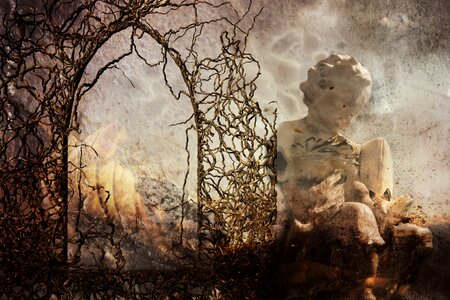 Fire dark surreal
