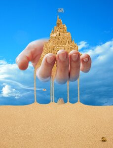 Yellow sand sky time