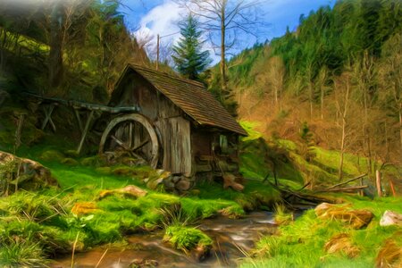 Mill mühlbach landscape