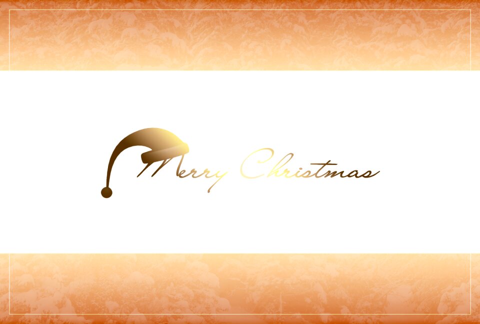 Christmas greeting card postcard
