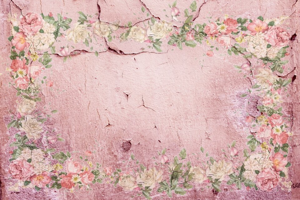 Rose entwine vintage romantic