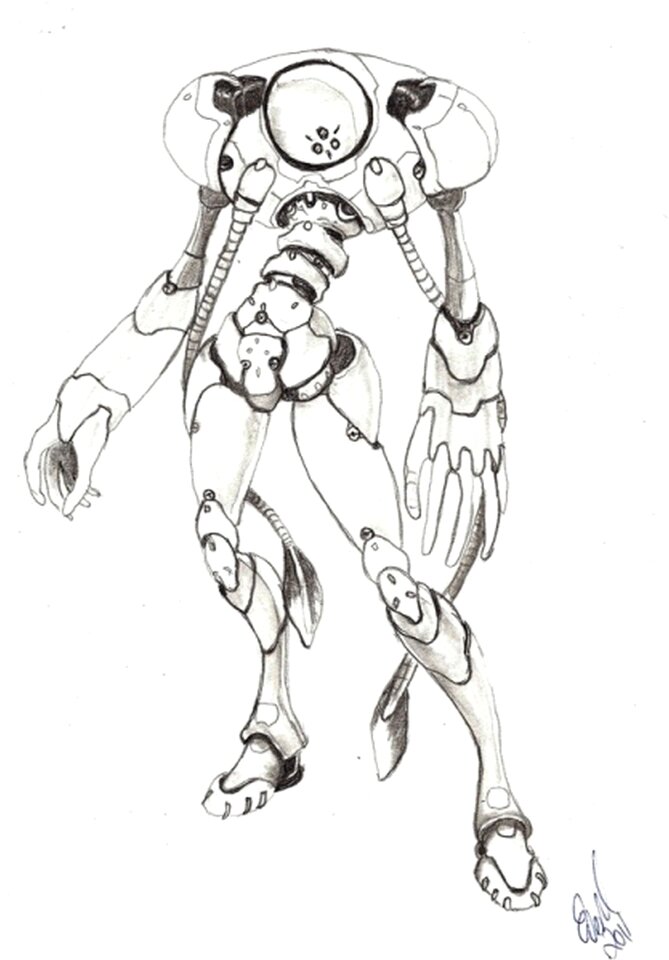 Mechanical cyber android