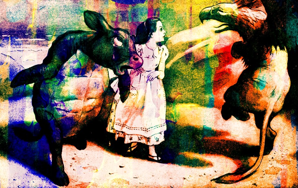 Old fashioned victorian grunge